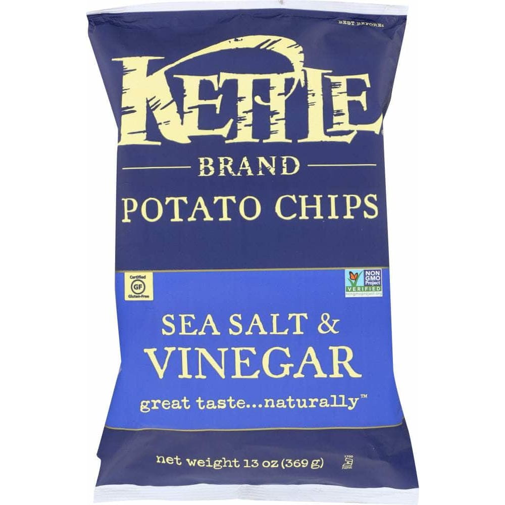 Kettle Brand Kettle Foods CHIP PTO SEASLT & VINGR (13.0000 OZ)