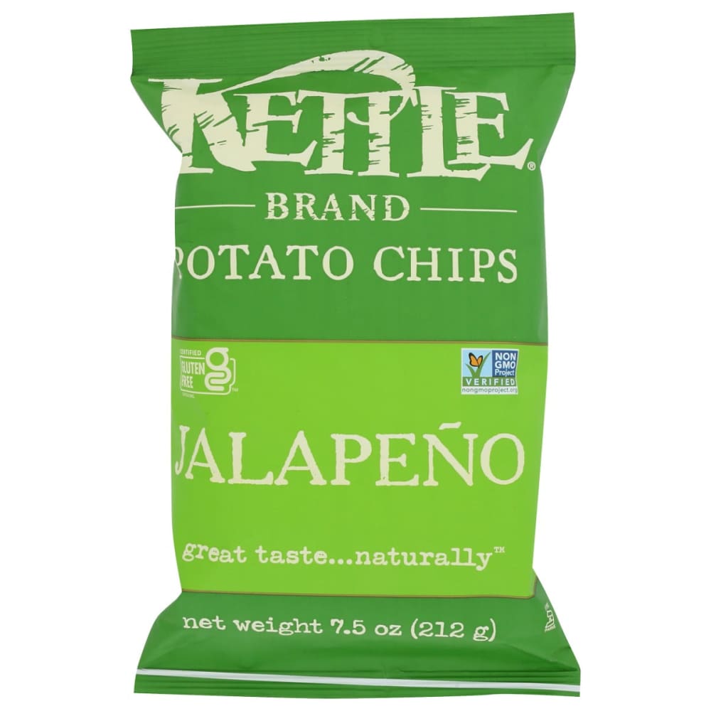 KETTLE FOODS: Jalapeno Potato Chips 7.5 oz (Pack of 5) - KETTLE FOODS