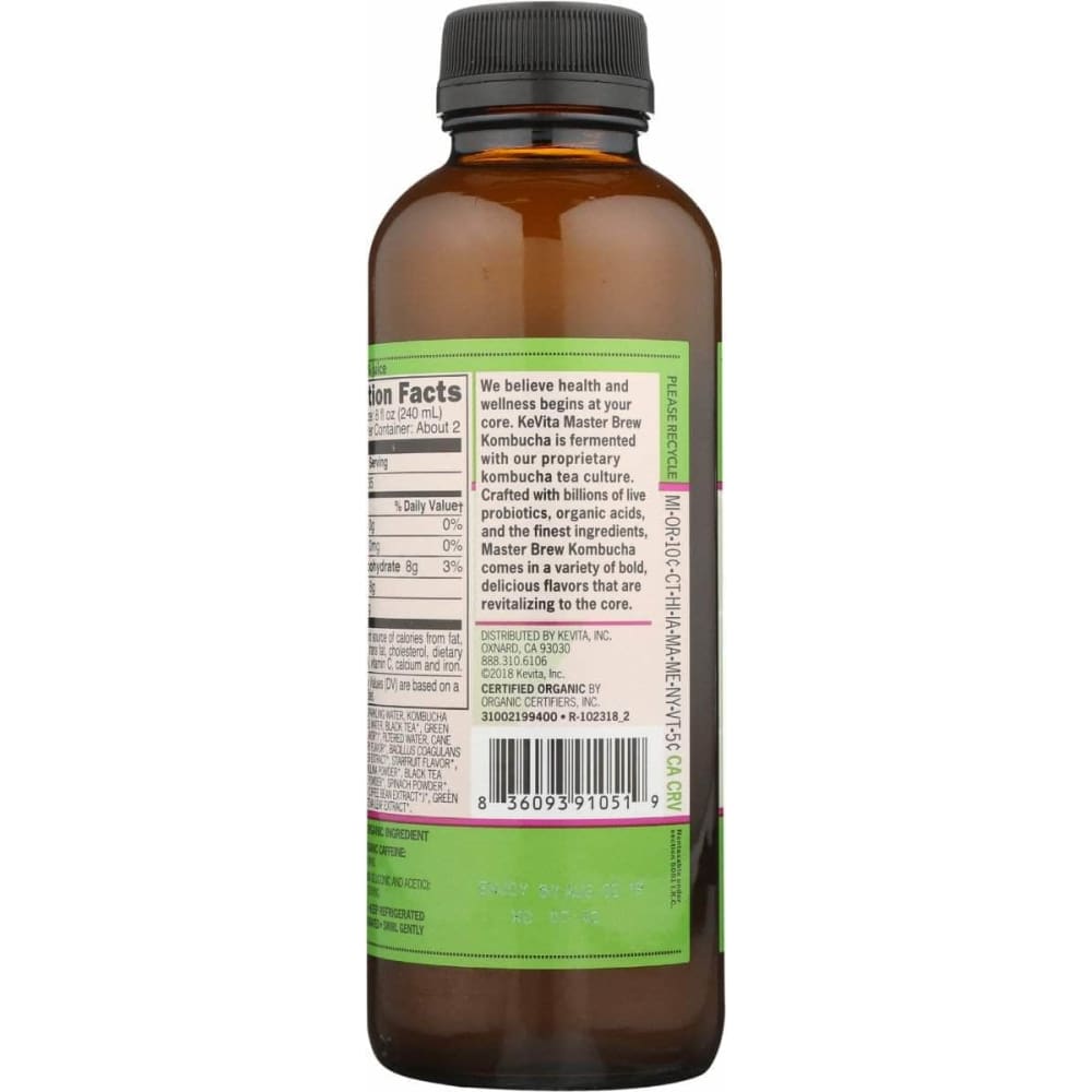 Kevita Kevita Master Brew Kombucha Exotic Greens, 15.20 oz