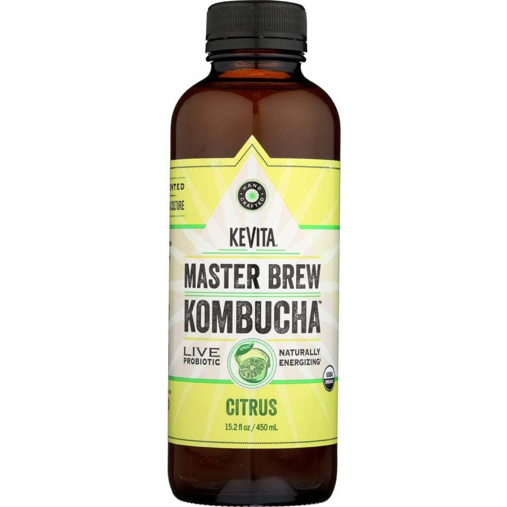 Kevita Kevita Master Brew Kombucha Live Probiotic Drink Citrus, 15.2 oz