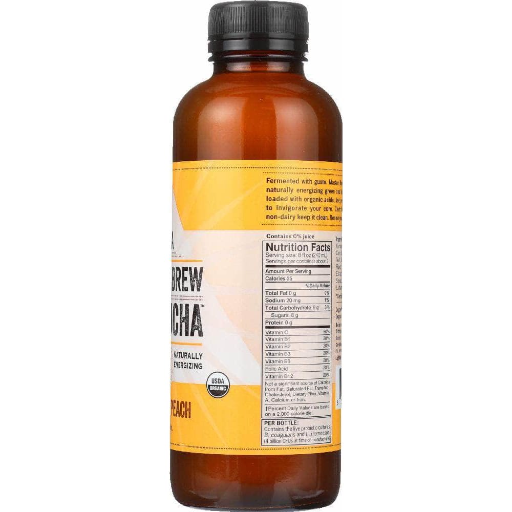 Kevita Kevita Organic Master Brew Pineapple Peach Kombucha, 15.2 oz