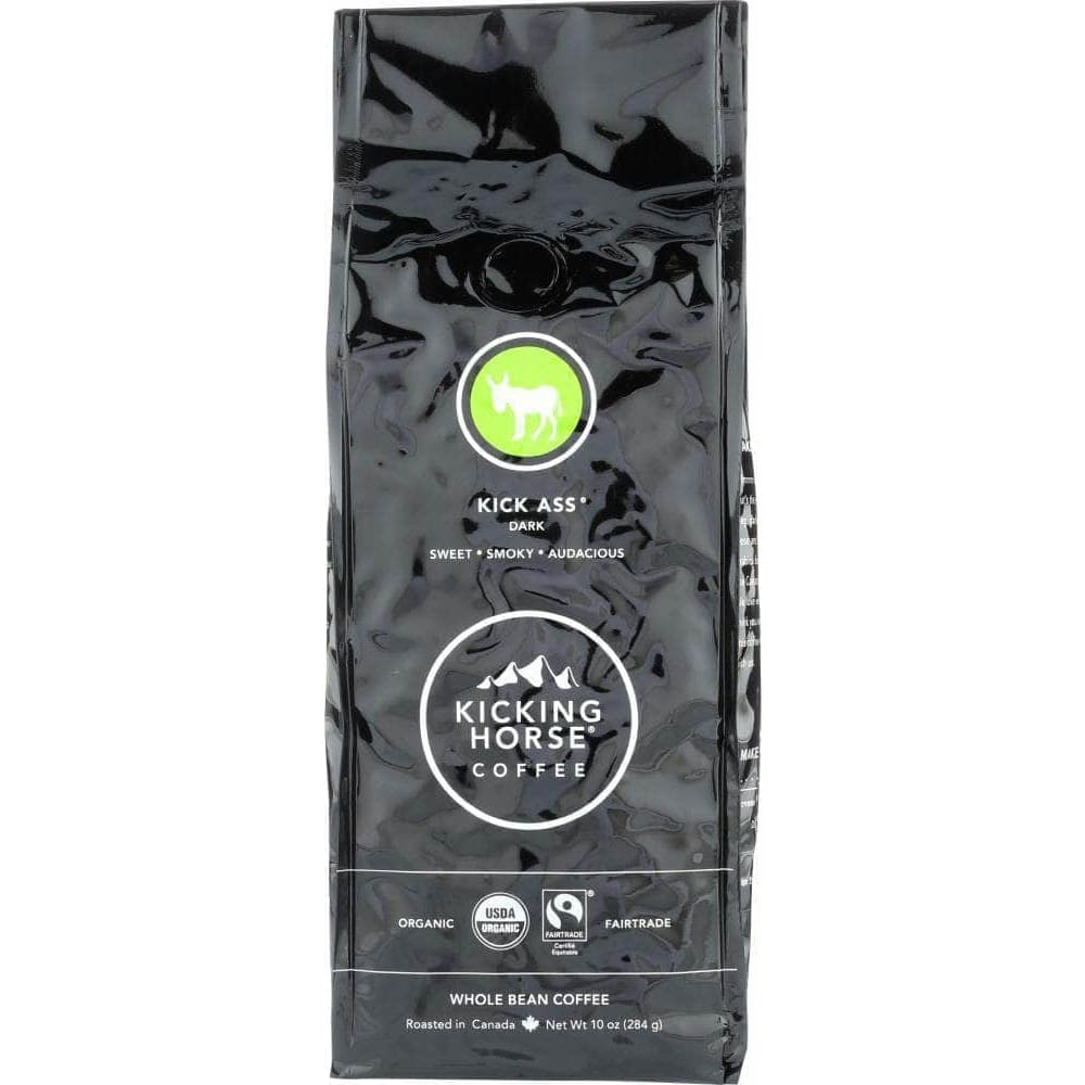 Kicking Horse Coffee Kicking Horse Coffee Kick Ass Dark Roast Whole Bean, 10 oz