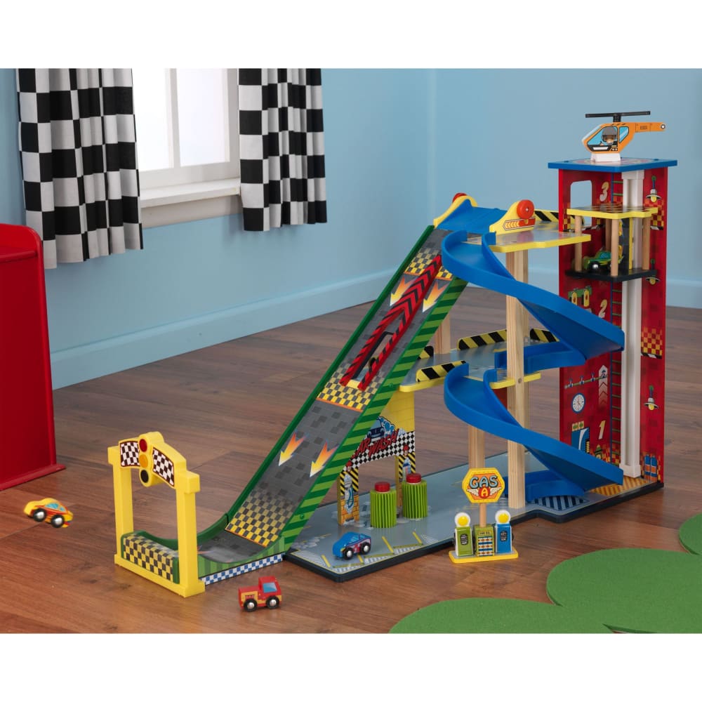 KidKraft KidKraft Mega Ramp Racing Set - Home/Toys/Indoor Play/Action Figures & Playsets/ - KidKraft