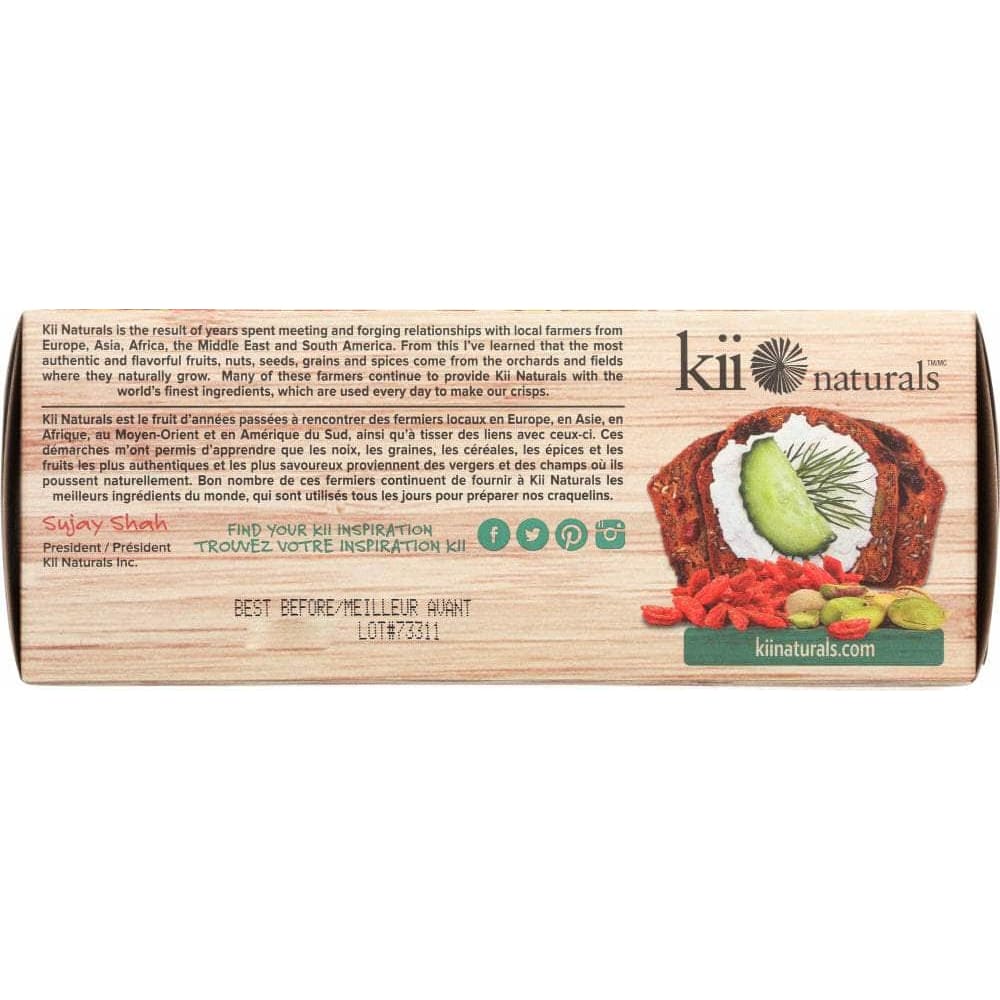 KII NATURALS Kii Naturals Goji Berry & Pistachio Artisan Crisps, 5.3 Oz