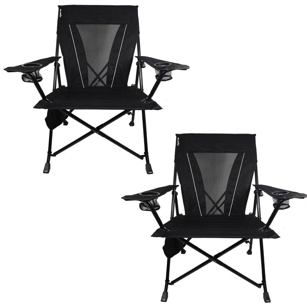 Kijaro Dual Lock XXL Portable Camping Chair - 2 Pack | ShelHealth