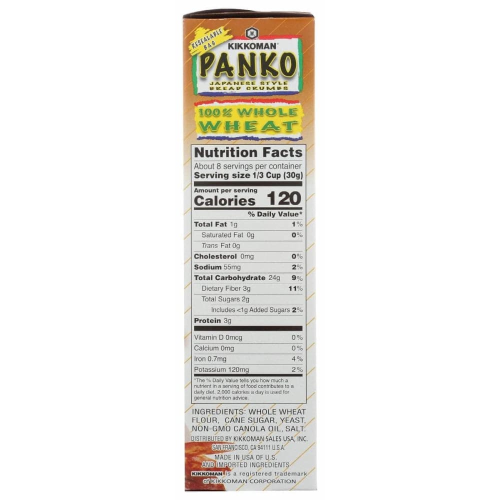 KIKKOMAN Kikkoman Breadcrumb Panko Whlwht, 8 Oz