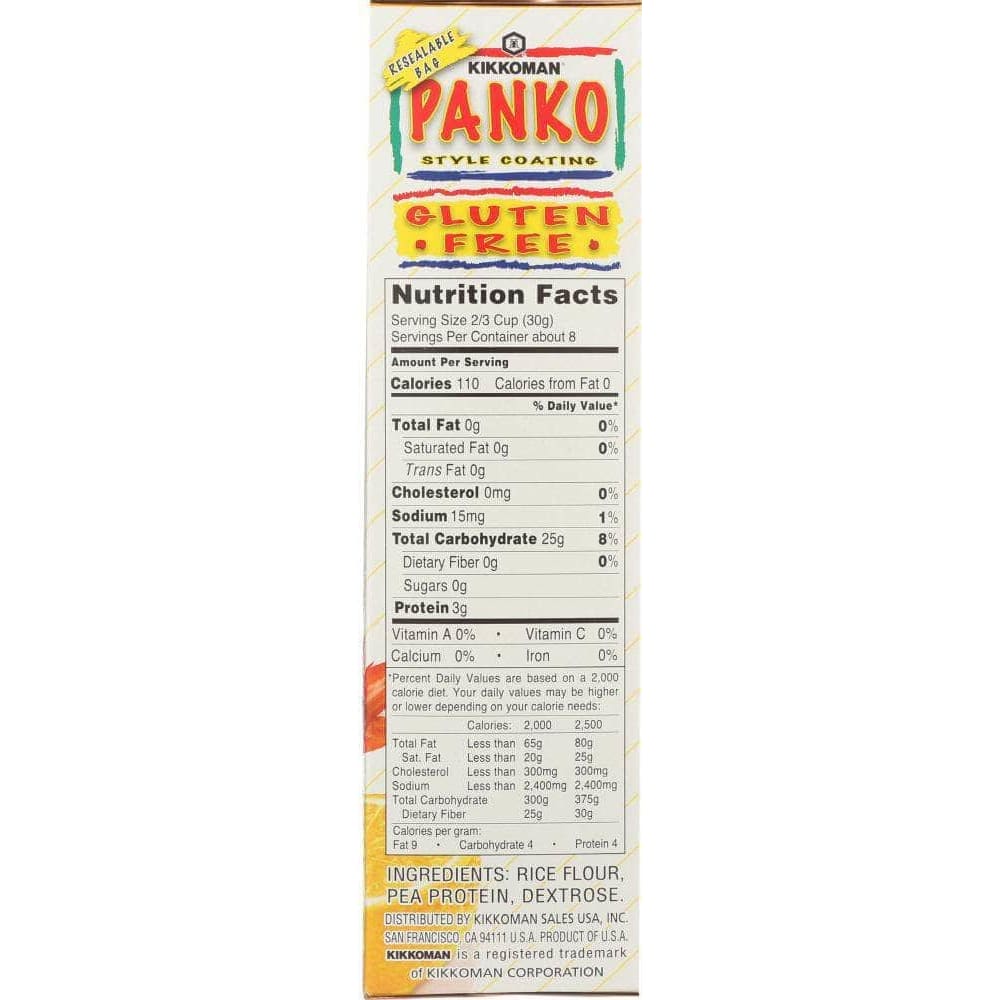 Kikkoman Kikkoman Gluten Free Panko Style Coating, 8 oz