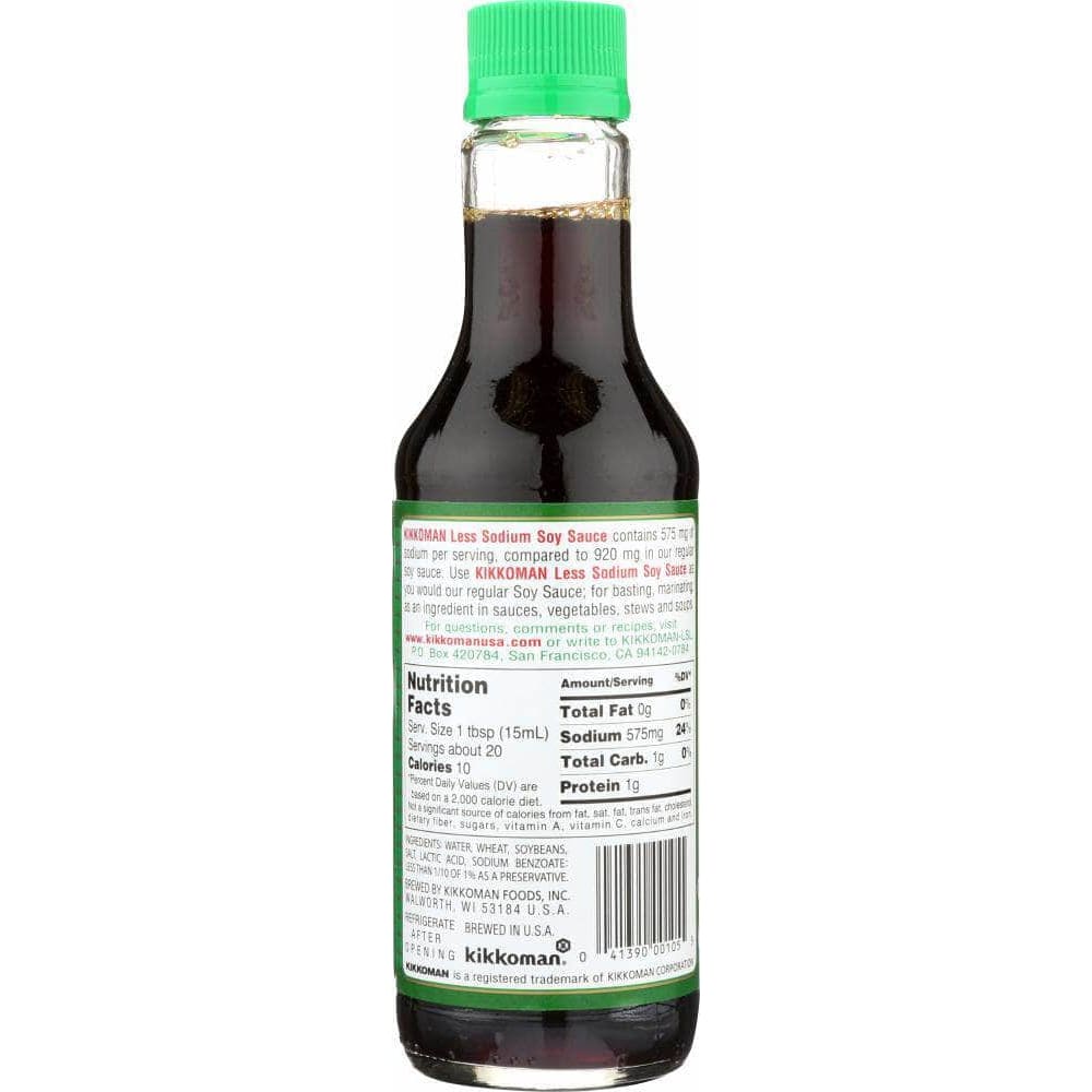 Kikkoman Kikkoman Less Sodium Soy Sauce, 10 oz