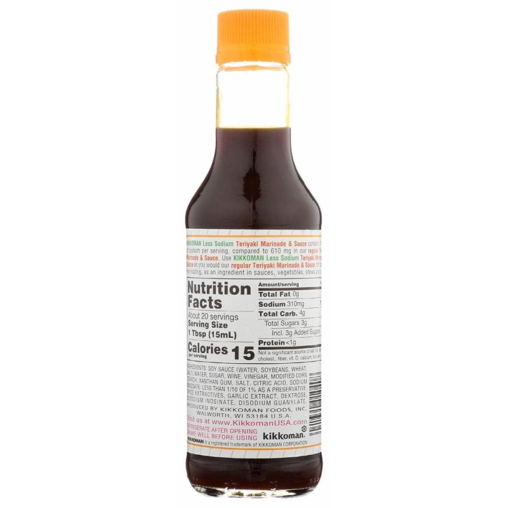 KIKKOMAN Kikkoman Sauce Teriyaki Less Sdm, 10 Oz