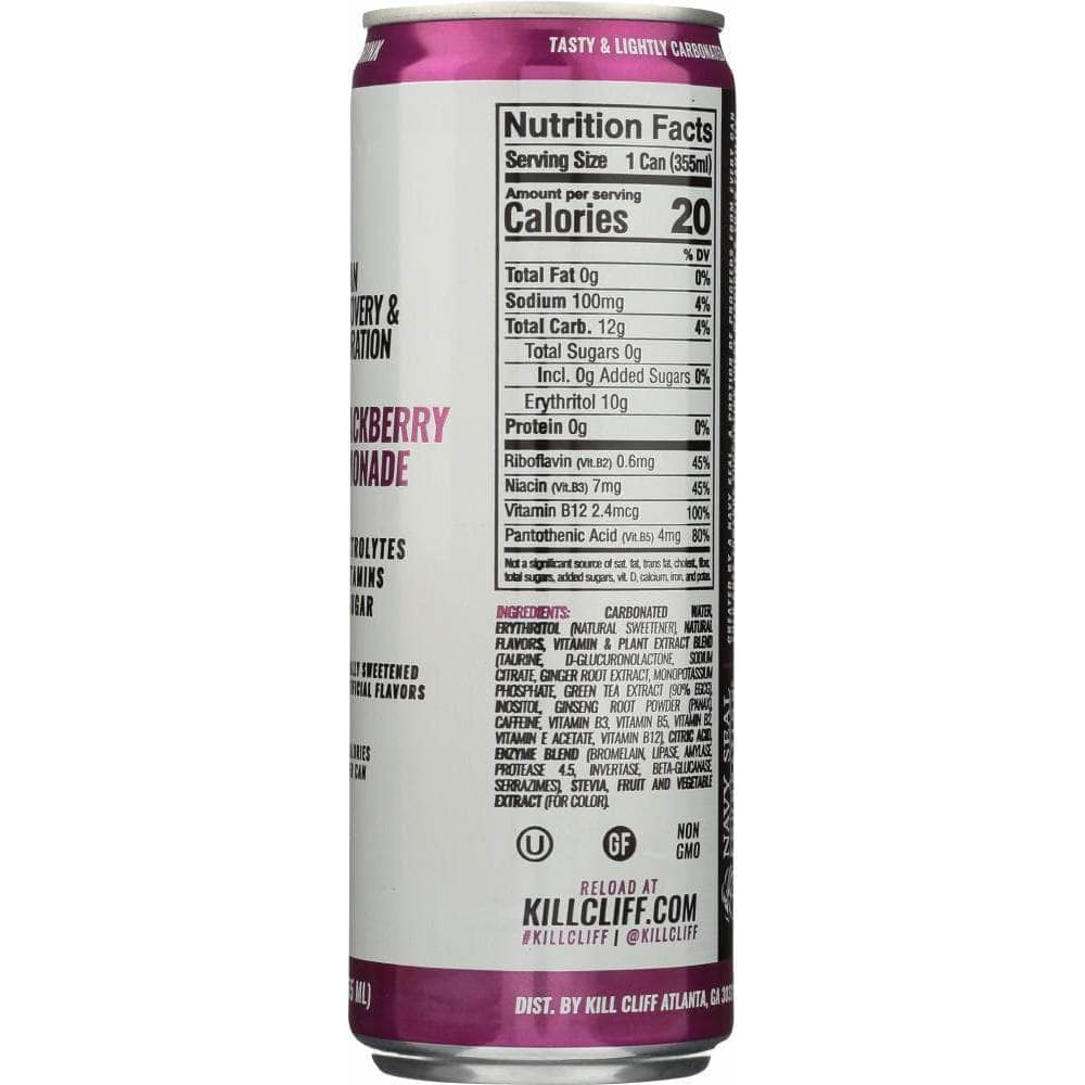 Kill Cliff Kill Cliff Recovery Drink Blackberry Lemonade, 12 oz