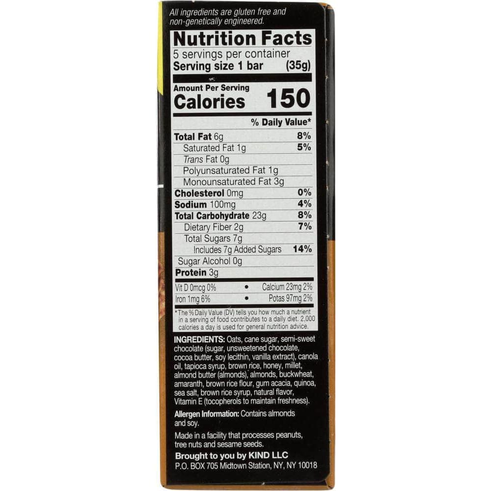 Kind Kind Bar Almond Butter Dark Choco, 6.2 oz