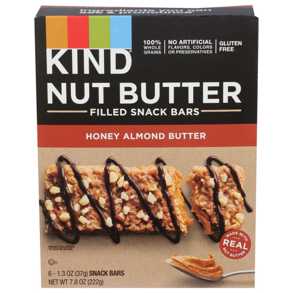 KIND: Bar Nt Bttr Hny Almnd Br 7.8 OZ (Pack of 4) - Grocery > Breakfast > Breakfast Foods - KIND