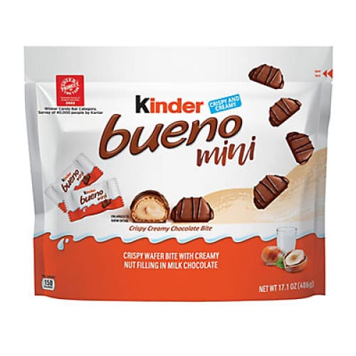 Kinder Bueno Minis Crispy Creamy Chocolate Bites 17.1 oz. - Home/Grocery/Specialty Shops/Cravings/ - Kinder