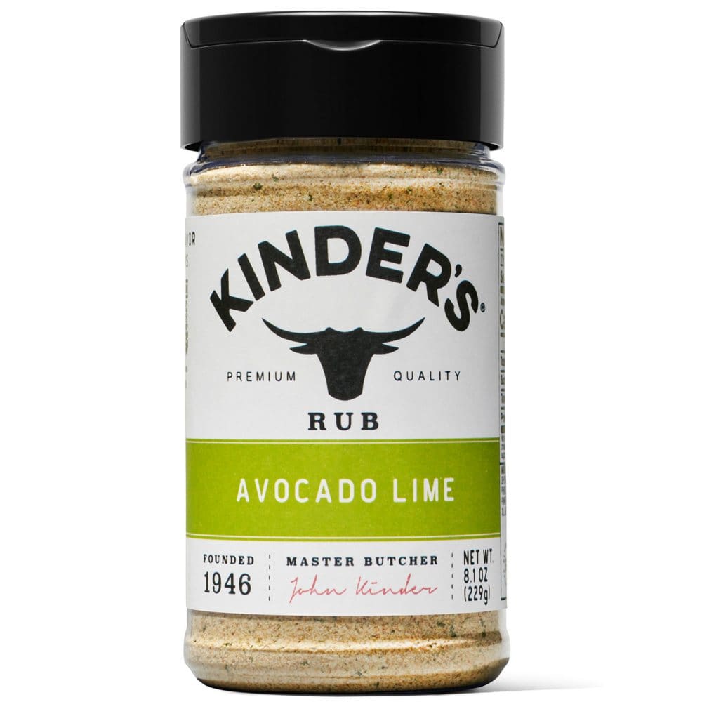 Kinder’s Avocado Lime Rub and Seasoning (8.1 oz.) (Pack of 2) - Baking - Kinder’s