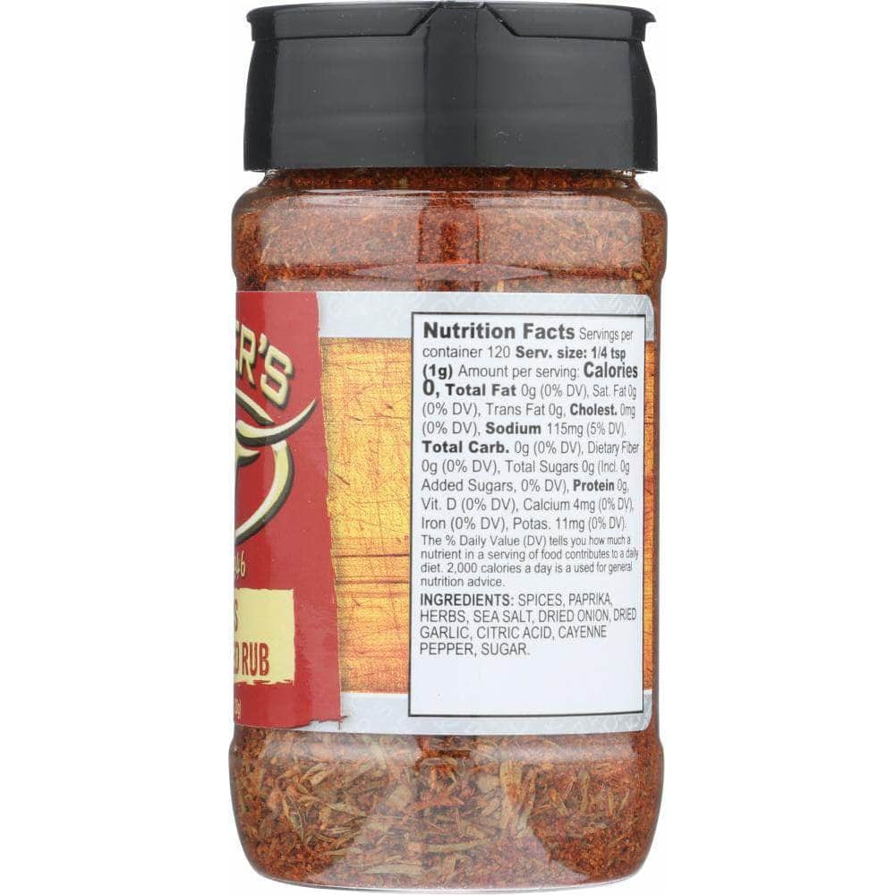 Kinders Kinders Calis Blackened Rub, 4.2 oz