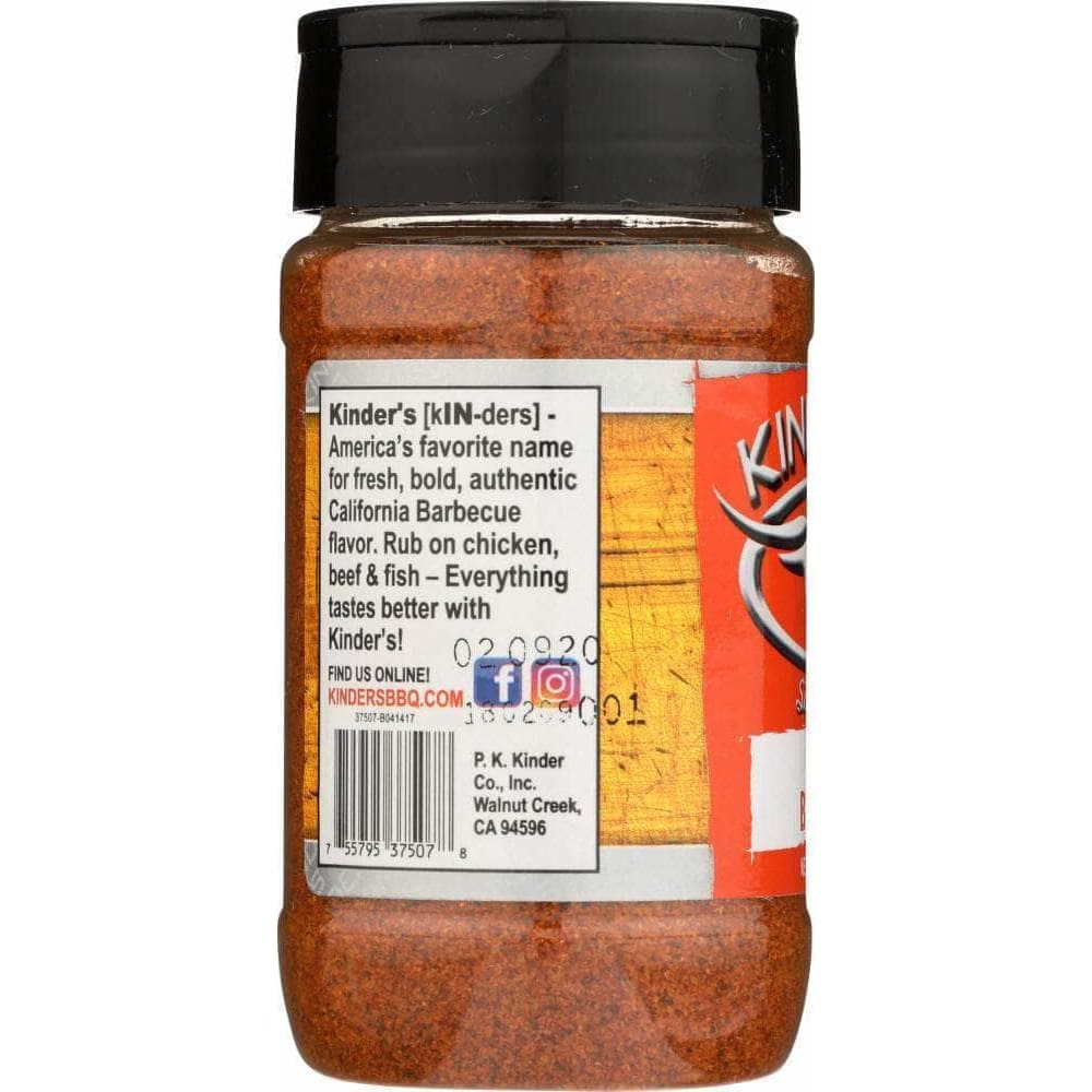 Kinders Kinders Mild BBQ Rub, 6.5 oz