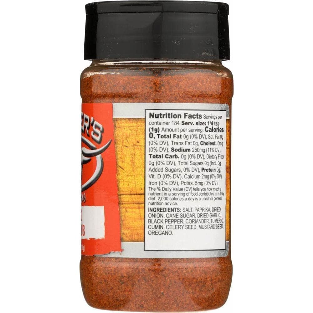 Kinders Kinders Mild BBQ Rub, 6.5 oz