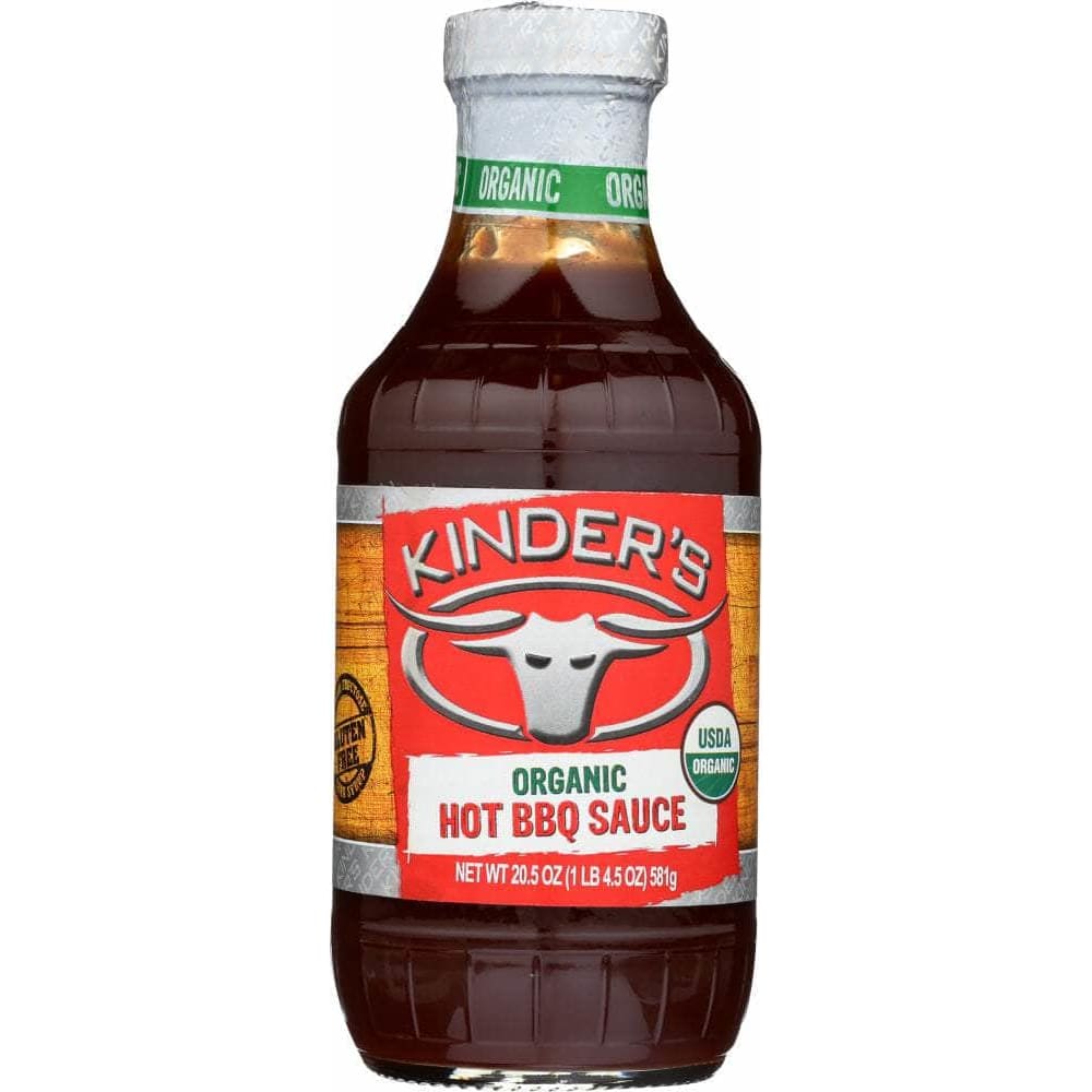 Kinders Kinders Organic Hot BBQ Sauce, 20.5 oz