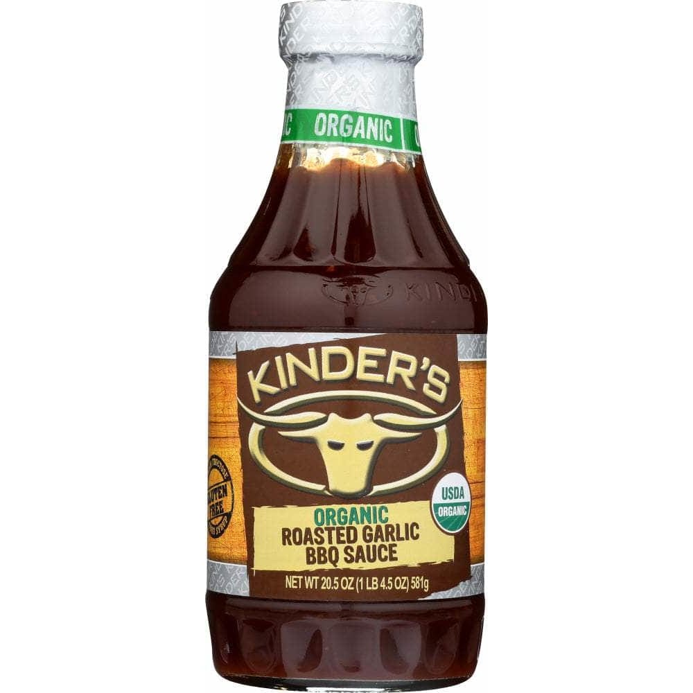 Kinders Kinders Sauce Bbq Roasted Garlic Organic, 20.5 oz