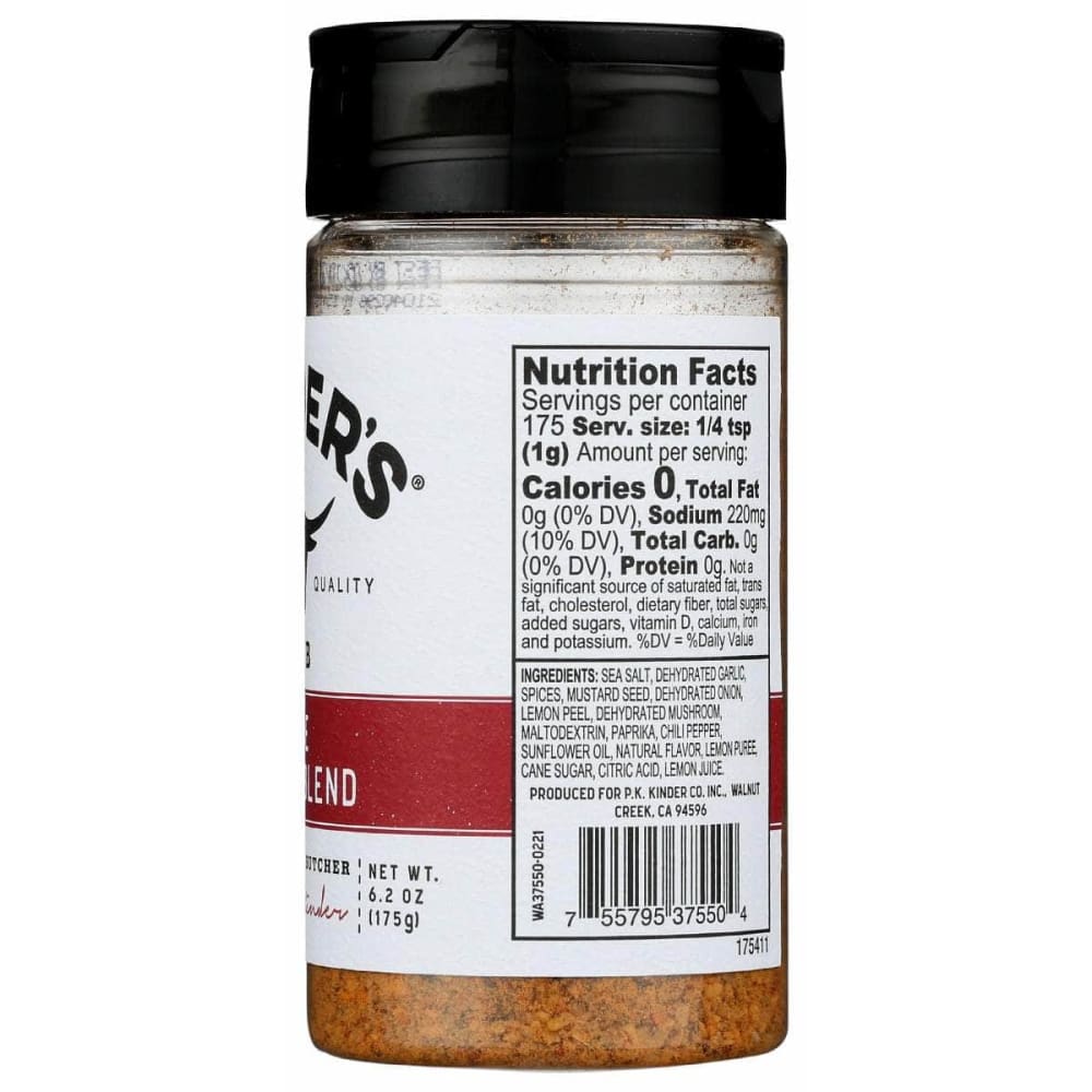 KINDERS Grocery > Cooking & Baking > Seasonings KINDERS: Seasoning Steak Blend, 6.2 oz