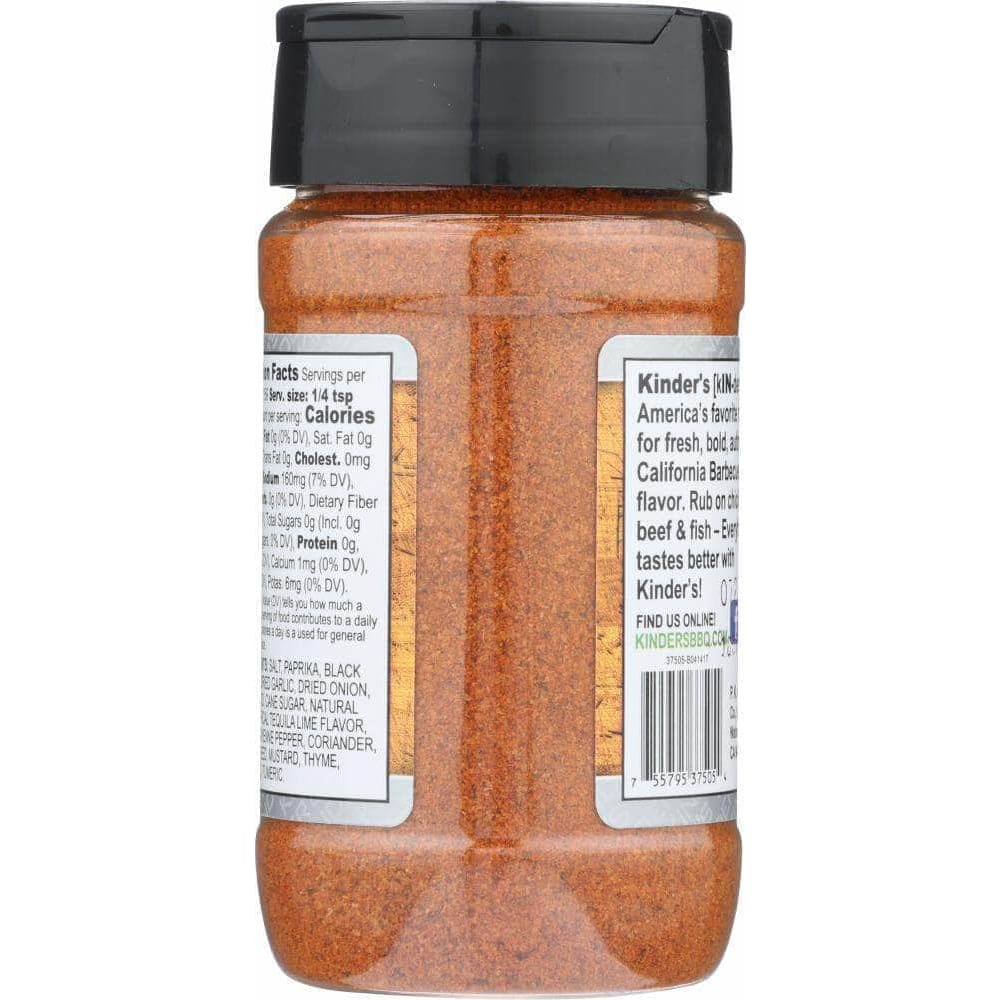 Kinders Kinders Tequila Lime BBQ Rub, 5.6 oz