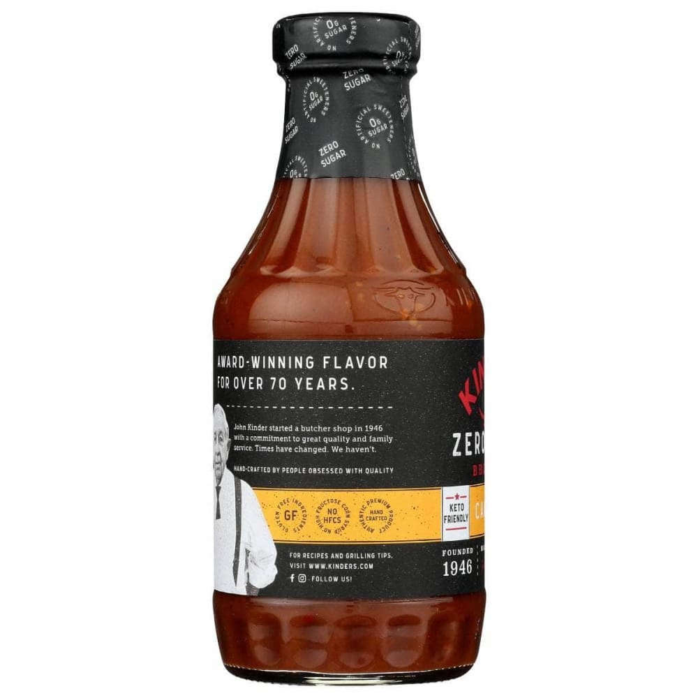 KINDERS Kinders Zero Sugar Cali Gold Bbq Sauce, 17.5 Oz