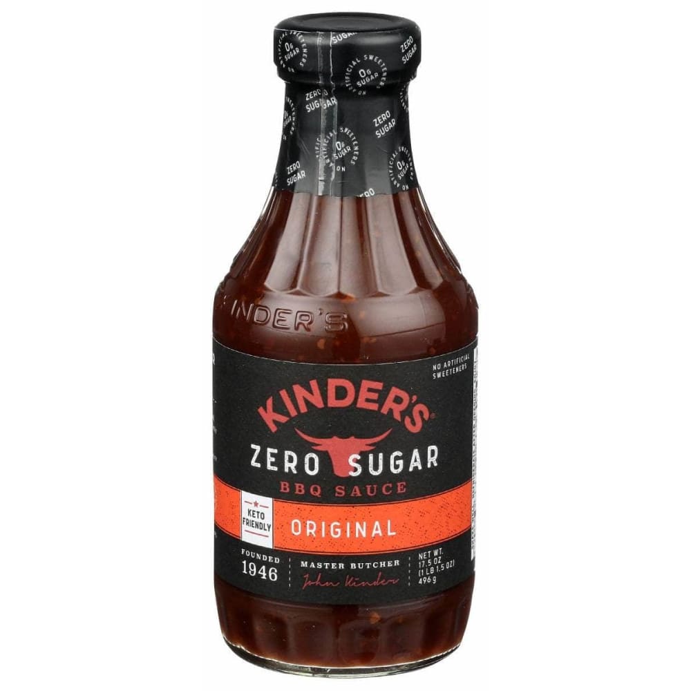 KINDERS Kinders Zero Sugar Original Bbq Sauce, 17.5 Oz