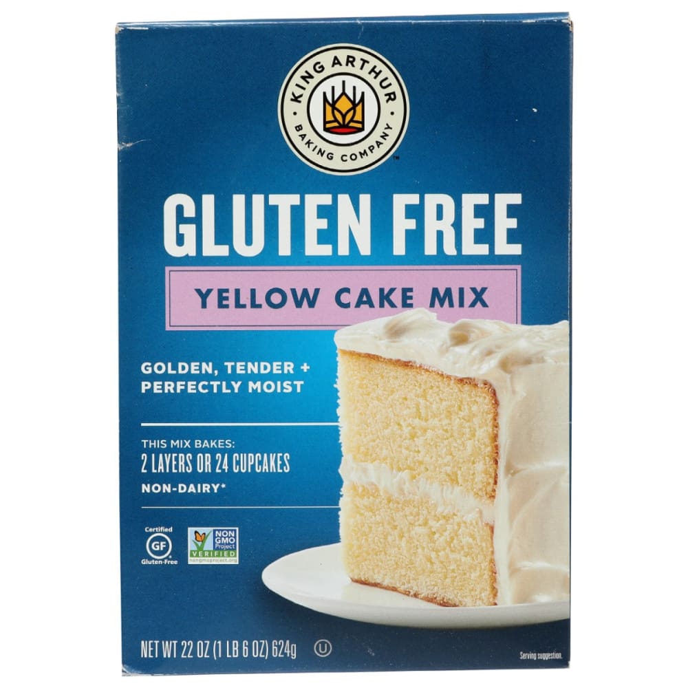 KING ARTHUR: Mix Cake Yellow Gf 22 OZ (Pack of 3) - KING ARTHUR