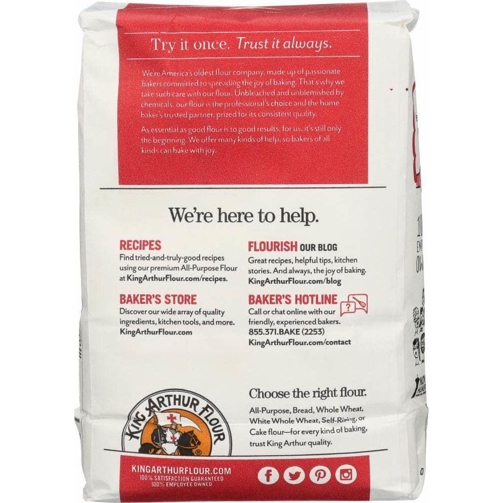 King Arthur Flour King Arthur Organic All Purpose Artisan Flour, 2 lb