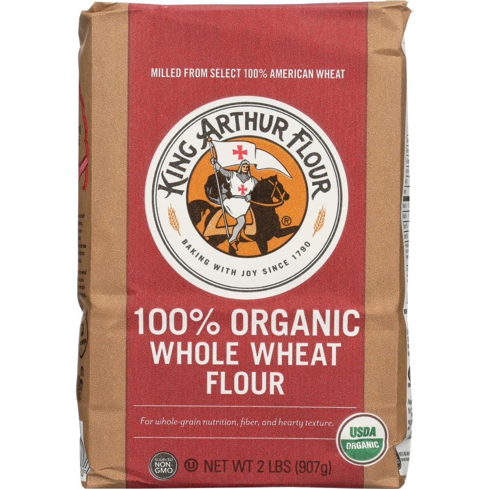 KING ARTHUR: Organic Whole Wheat Flour, 2 Lb (Pack Of 4) | ShelHealth