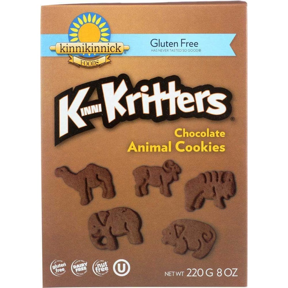 Kinnikinnick Kinnikinnick Gluten Free KinniKritters Chocolate Animal Cookies, 8 oz