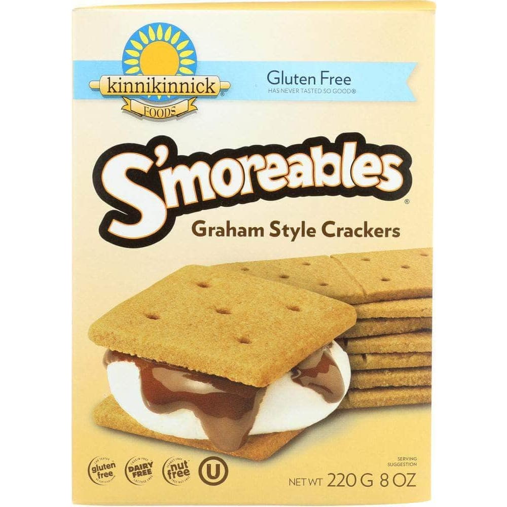 Kinnikinnick Kinnikinnick S'moreables Graham Style Crackers, 8 oz