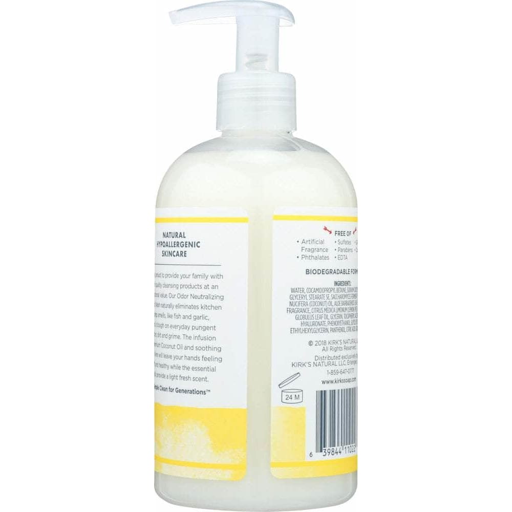 KIRKS Kirks Soap Hand Lemon Eucalyptus, 12 Fo