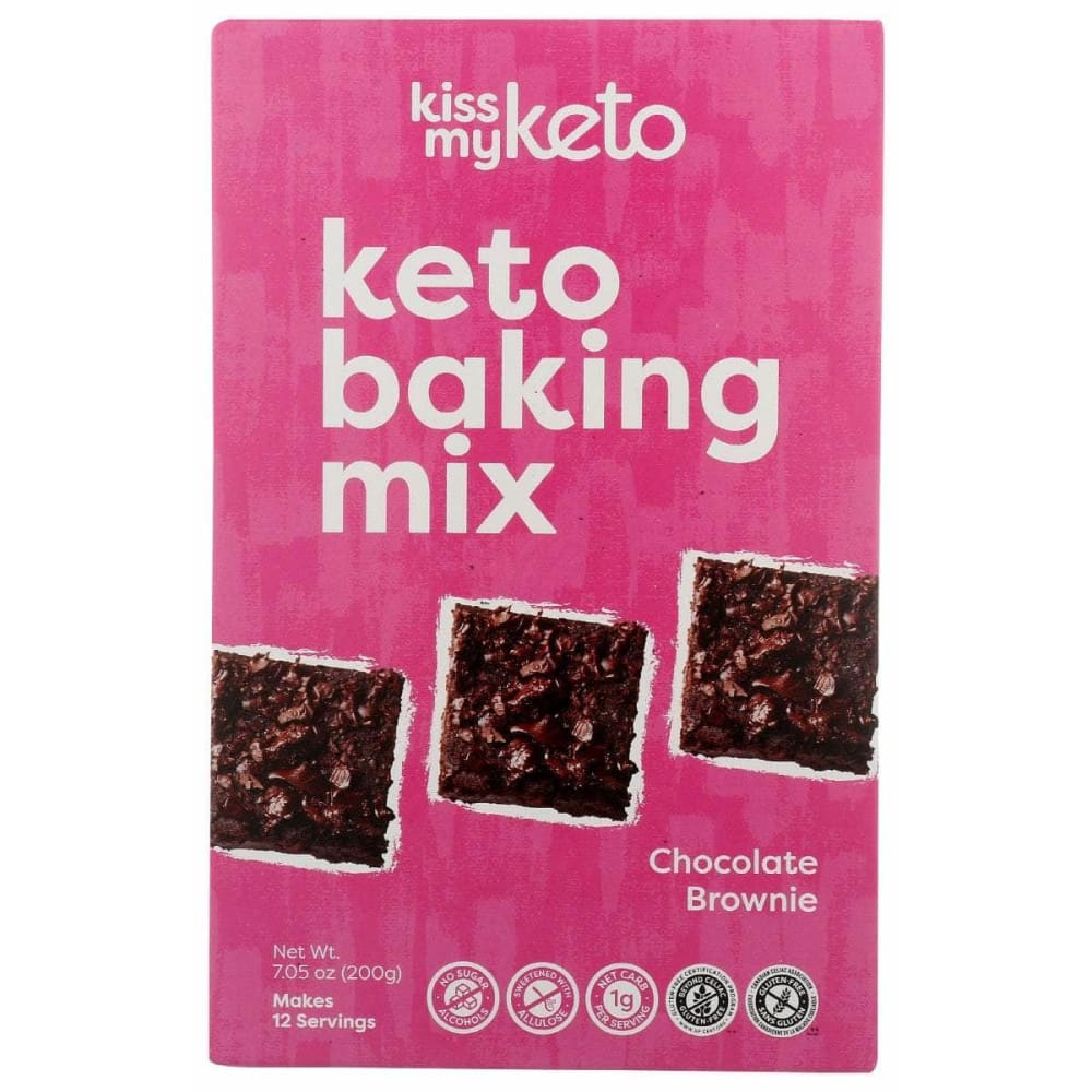 KISS MY KETO Kiss My Keto Baking Mix Brownie Gf, 7.05 Oz