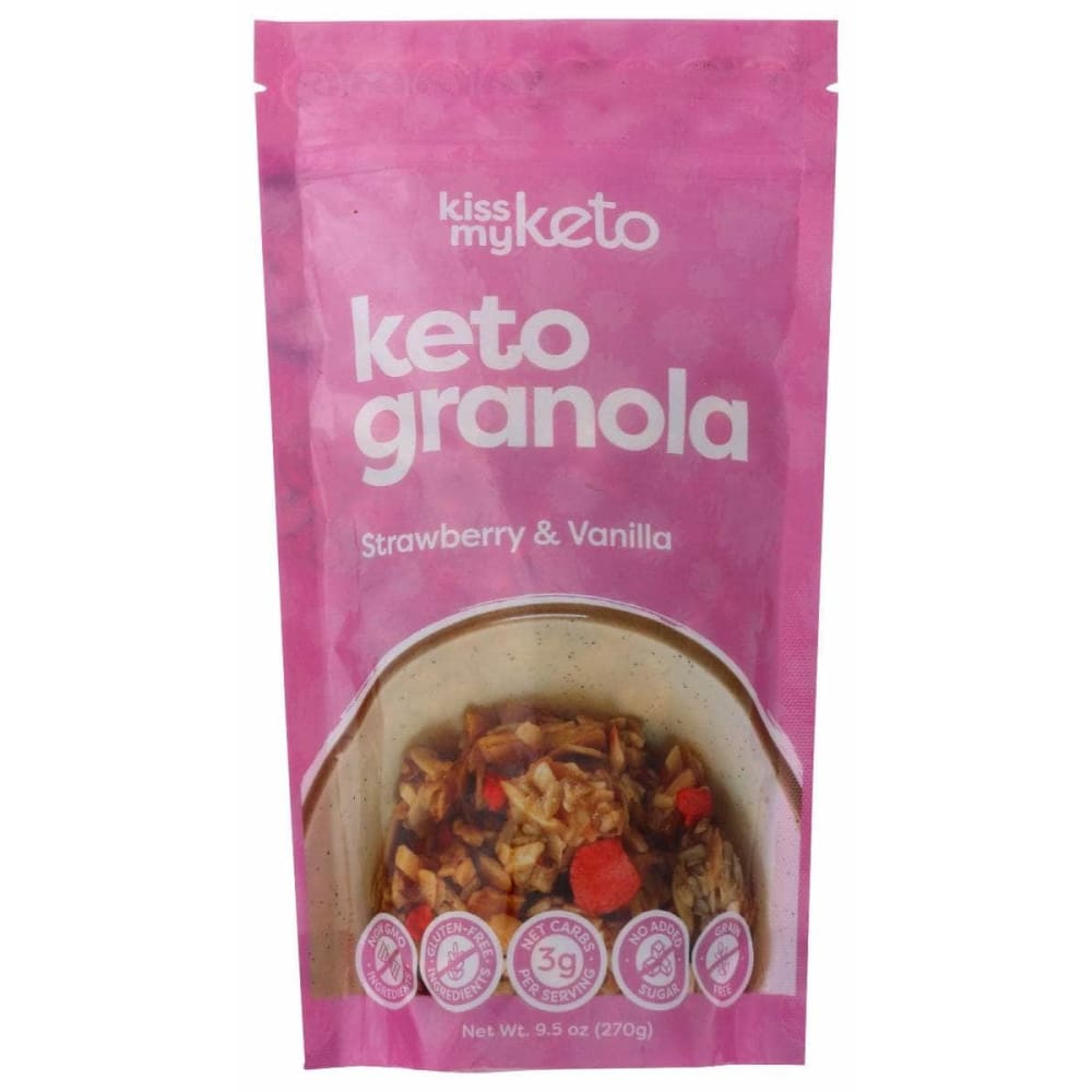 KISS MY KETO Kiss My Keto Granola Strwberry Vanilla, 9.5 Oz