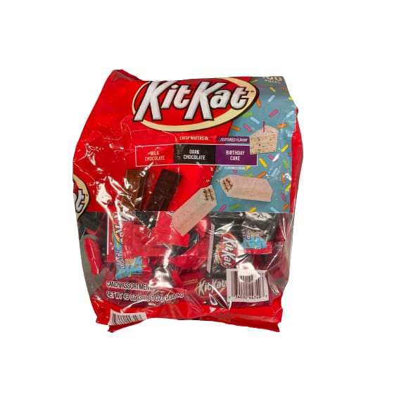 Kit Kat Milk Chocolate Dark Chocolate and Birthday Cake Candy Assortment 49 oz. - Kit Kat