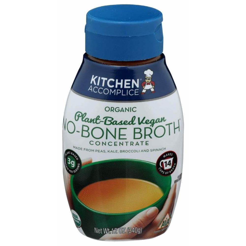 KITCHEN ACCOMPLICE Grocery > Soups & Stocks KITCHEN ACCOMPLICE Plant Based Vegan Broth, 12 oz