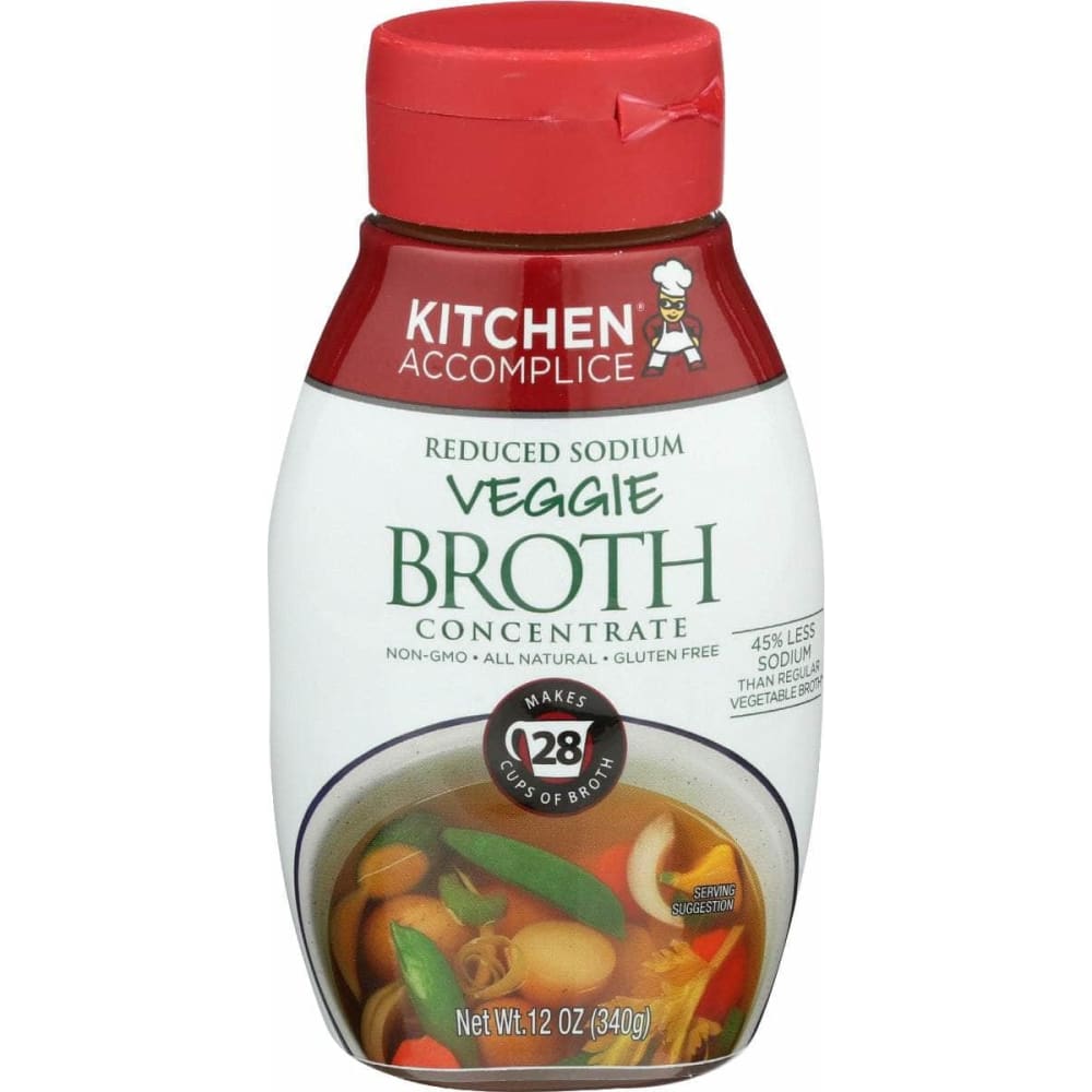 KITCHEN ACCOMPLICE Grocery > Soups & Stocks KITCHEN ACCOMPLICE Veggie Broth Concentrate, 12 oz