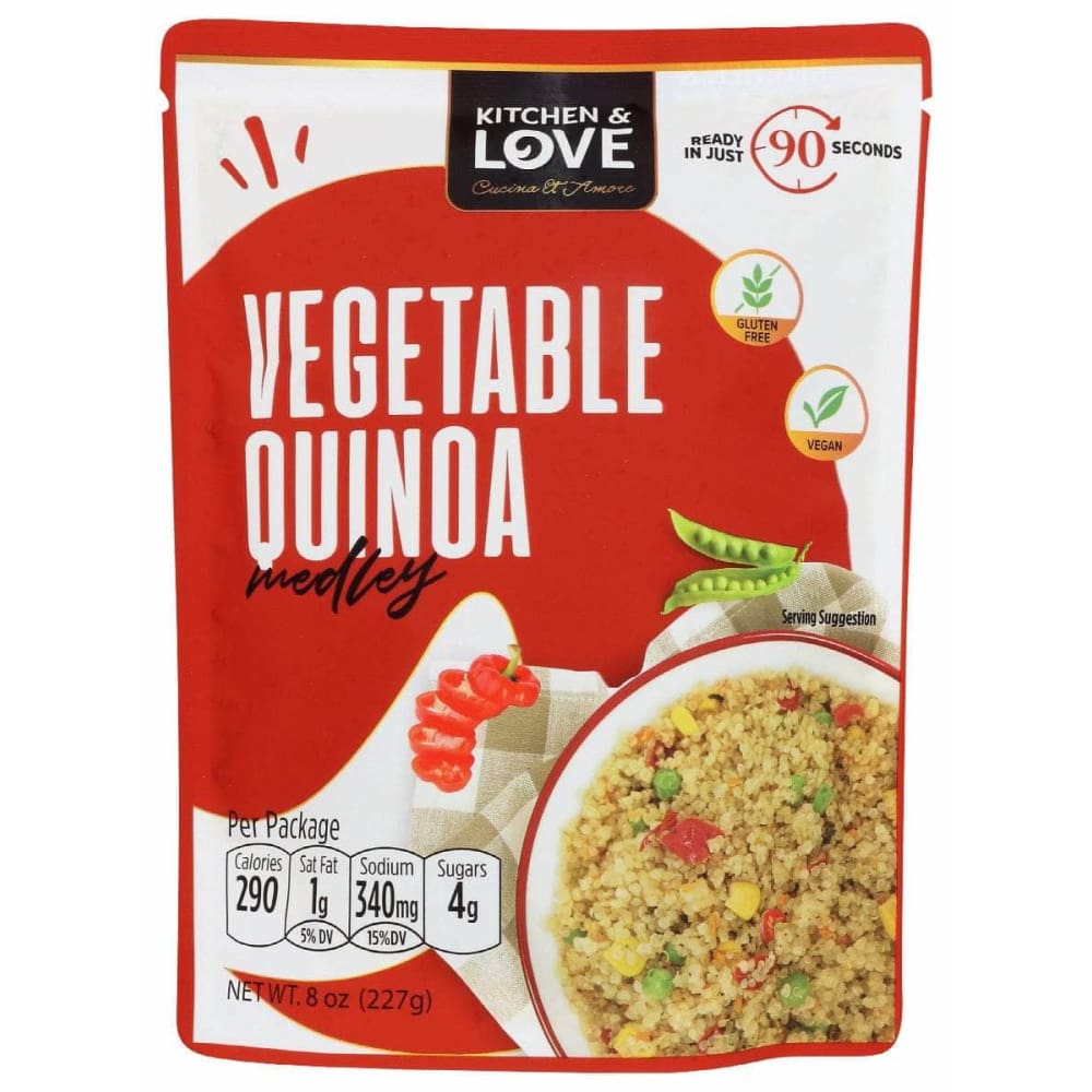 KITCHEN AND LOVE Kitchen And Love Quinoa Rth Golden Vegetable, 8 Oz