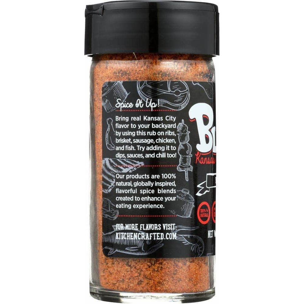 Kitchen Crafted Kitchen Crafted Gourmet Kansas City Smoker BBQ Rub, 2.2 oz