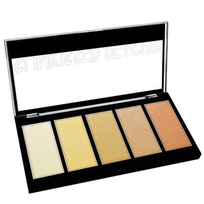 KLEANCOLOR 5 Color Prismatic Highlighter Palette