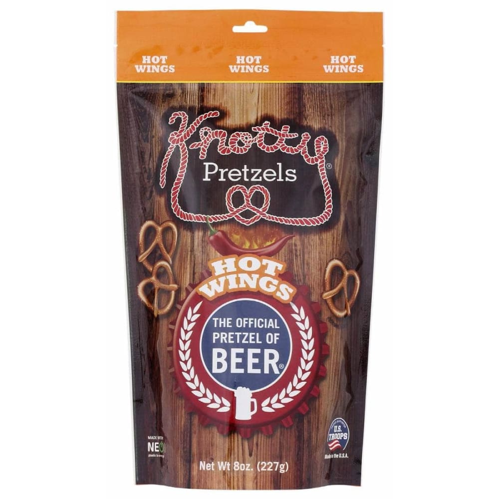 KNOTTY PRETZELS Grocery > Snacks > Chips > Pretzels KNOTTY PRETZELS Hot Wings Pretzels, 8 oz