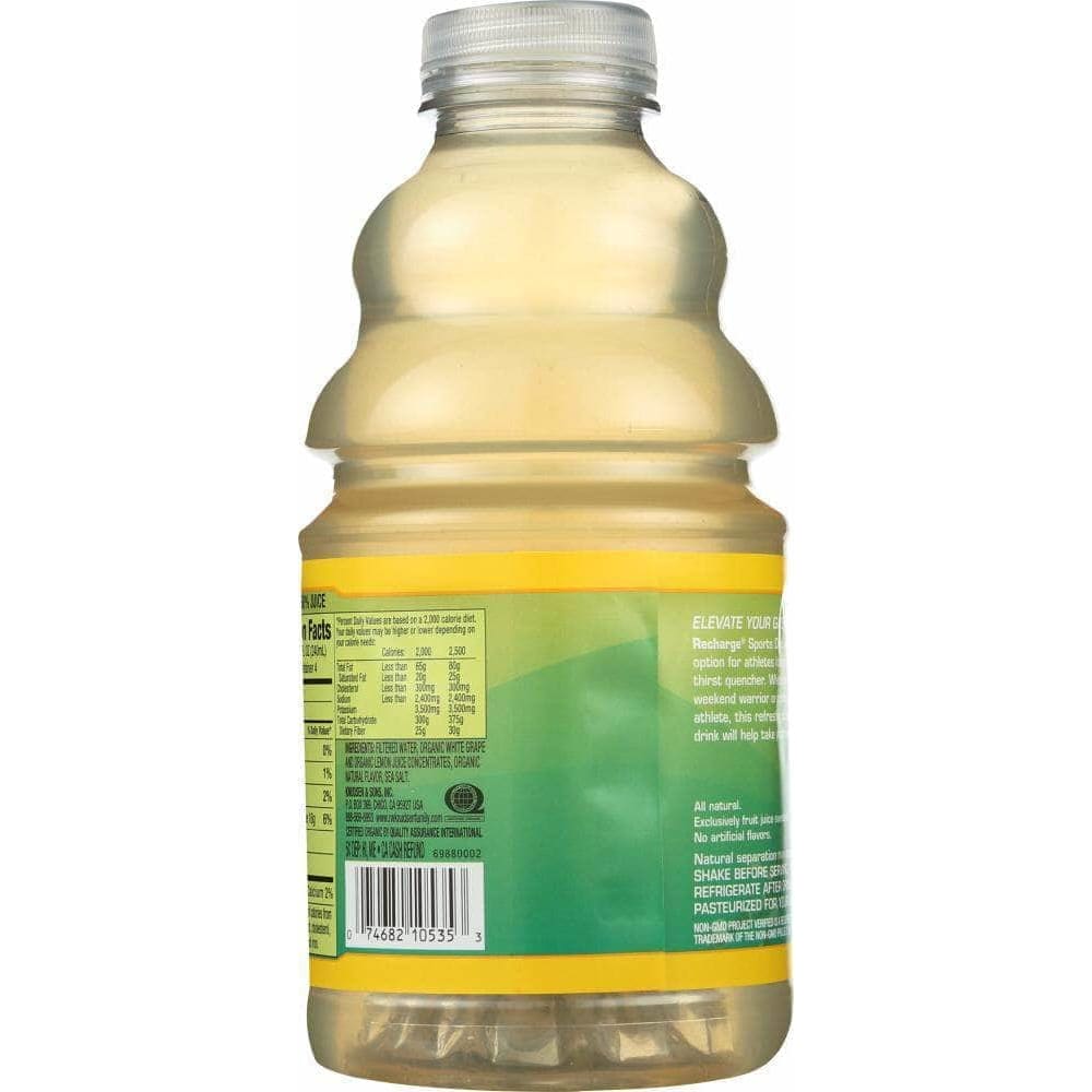 Knudsen Knudsen Juice Recharge Lemon Organic, 32 oz