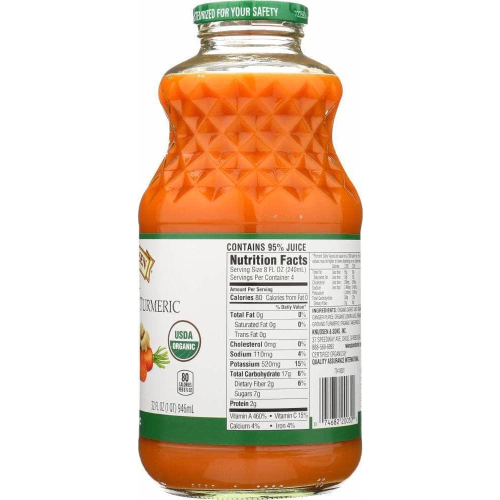 Rw Knudsen Knudsen Juice Turmeric Ginger Carrot Organic, 32 oz