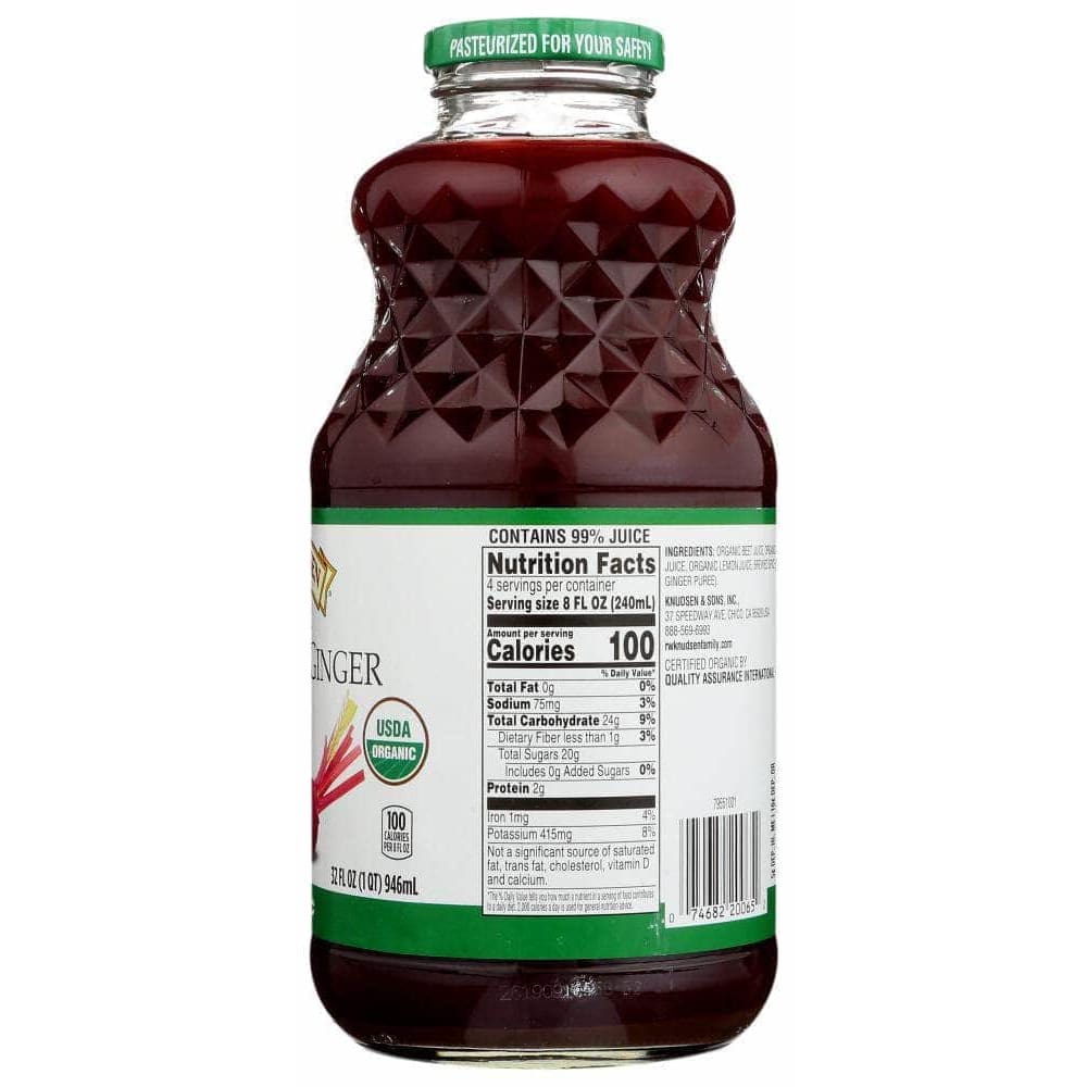 Knudsen Knudsen Organic Beet Apple Ginger Juice, 32 fl oz