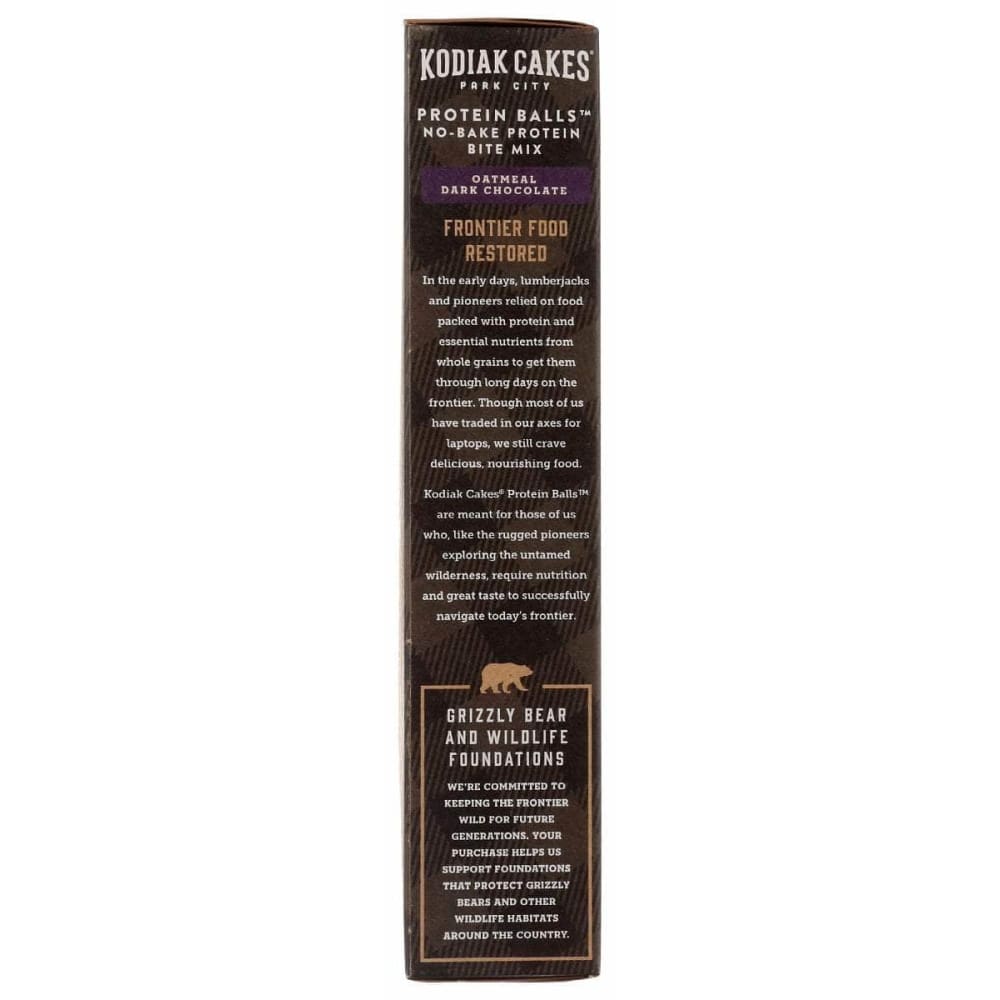 KODIAK Kodiak Dark Chocolate Oatmeal Protein Balls, 12.7 Oz