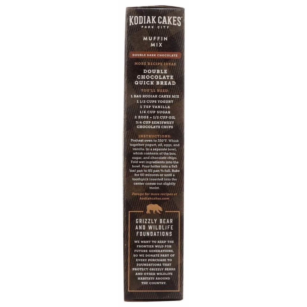 KODIAK Kodiak Double Dark Chocolate Muffin Mix, 14 Oz