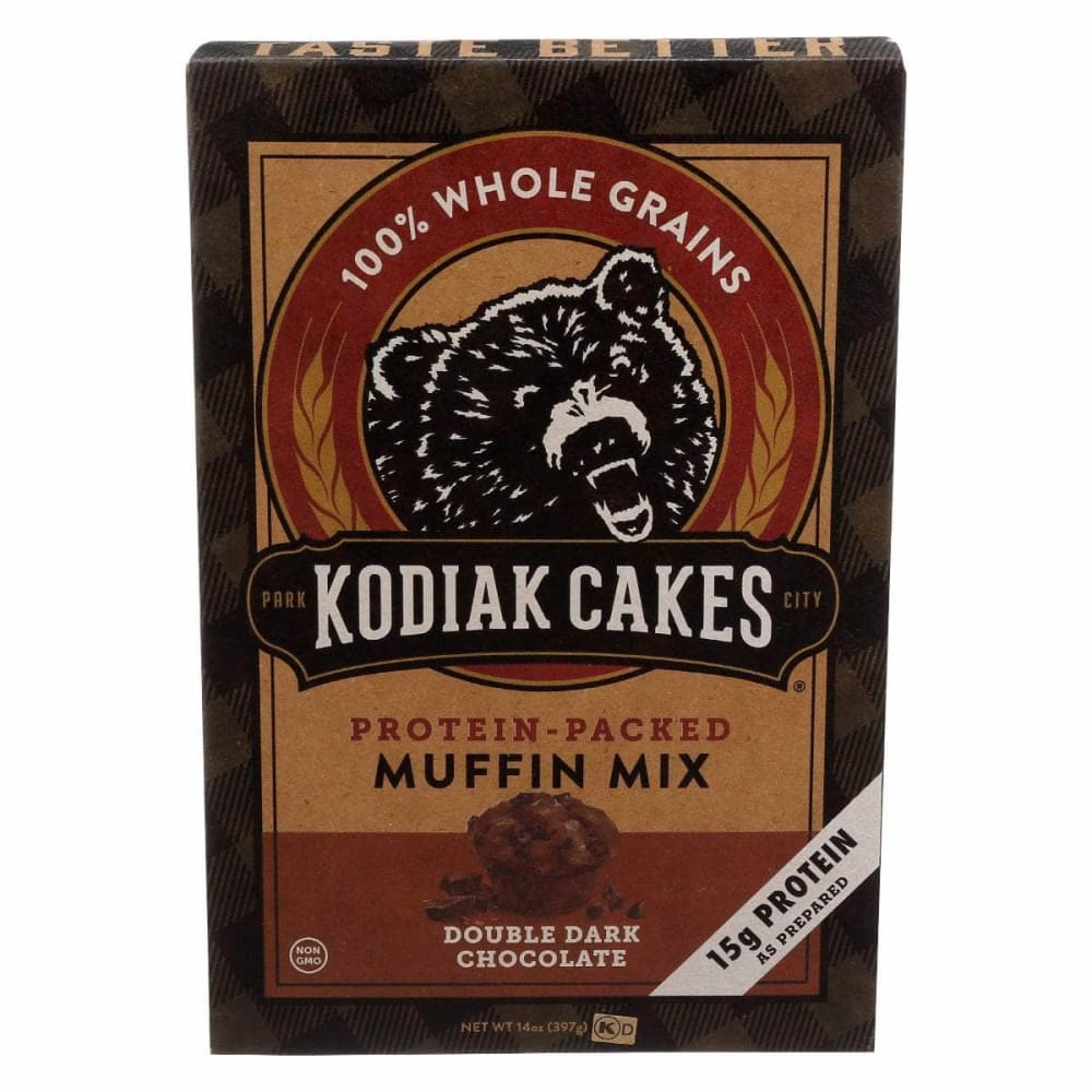 KODIAK Kodiak Double Dark Chocolate Muffin Mix, 14 Oz