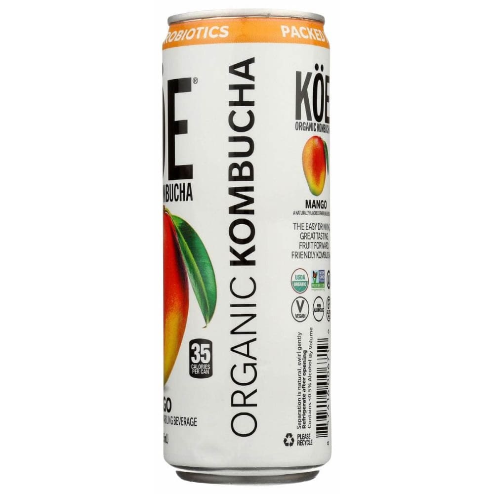 KOE Grocery > Beverages > Coffee, Tea & Hot Cocoa KOE Mango Kombucha, 12 fo