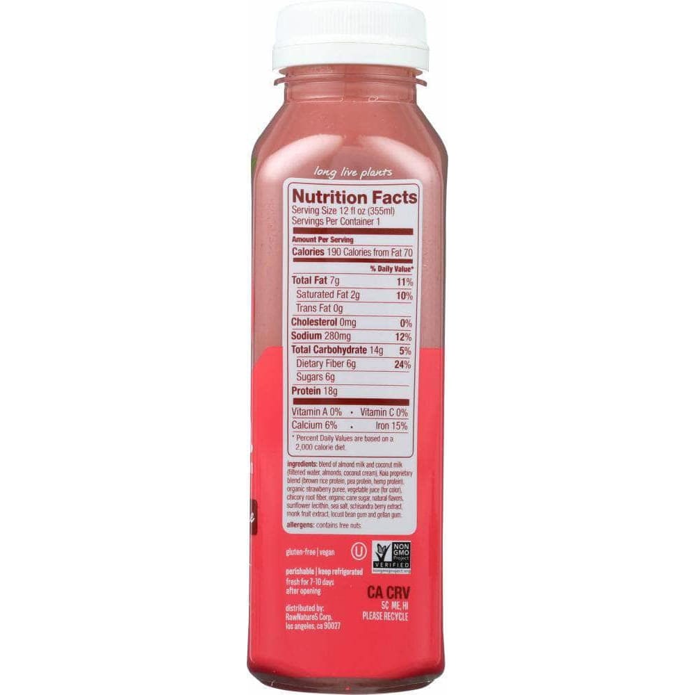 Koia Koia Protein Plant Powered Strawberry Creme, 12 oz